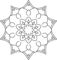 mandala kleur bladzijde grafisch vector