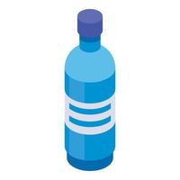 water fles icoon, isometrische stijl vector