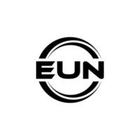 eun brief logo ontwerp in illustratie. vector logo, schoonschrift ontwerpen voor logo, poster, uitnodiging, enz.