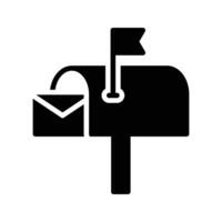 mailbox vectorillustratie op een background.premium kwaliteit symbolen.vector iconen voor concept en grafisch ontwerp. vector