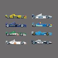 racing auto sticker inpakken ontwerp. grafisch abstract kleurstelling ontwerpen voor racen, afstemmen, rally auto. eps 10 formaat vector