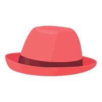 homburg icoon, tekenfilm stijl vector