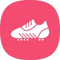 Amerikaans voetbal laarzen vector icoon ontwerp