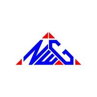 nwg brief logo creatief ontwerp met vector grafisch, nwg gemakkelijk en modern logo.