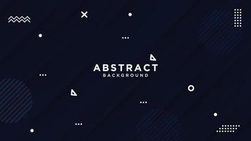 donker abstract met meetkundig vorm combinatie achtergrond ontwerp. vector