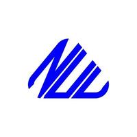 nuu brief logo creatief ontwerp met vector grafisch, nuu gemakkelijk en modern logo.