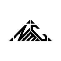 nmc brief logo creatief ontwerp met vector grafisch, nmc gemakkelijk en modern logo.