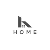 abstract modern huis logo ontwerp sjabloon vector