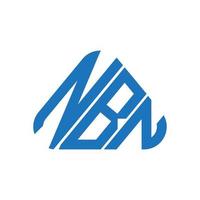 nbn brief logo creatief ontwerp met vector grafisch, nbn gemakkelijk en modern logo.