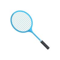 badminton racket vlak ontwerp kunst vector