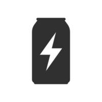 energie drinken icoon geïsoleerd Aan wit achtergrond vector