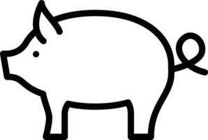 Piggy vectorillustratie op een background.premium kwaliteit symbolen.vector iconen voor concept en grafisch ontwerp. vector