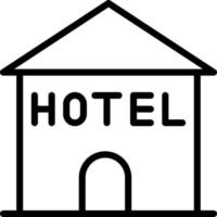 hotel vectorillustratie op een background.premium kwaliteit symbolen.vector pictogrammen voor concept en grafisch ontwerp. vector