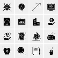 16 bedrijf universeel pictogrammen vector creatief icoon illustratie naar gebruik in web en mobiel verwant project