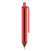 Office pen balpen geïsoleerde pictogram vector