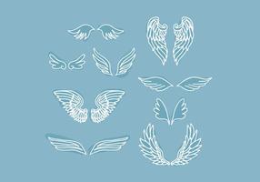 Blauwe Vleugels vector