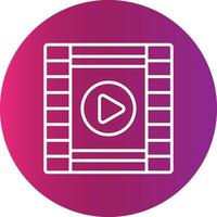 film strip creatief icoon ontwerp vector