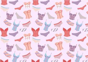 Free Woman's Underwear Pattern Vectors