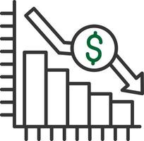 bar diagram creatief icoon ontwerp vector