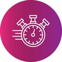 stopwatch creatief icoon ontwerp vector