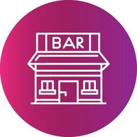 bar creatief icoon ontwerp vector