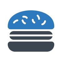 hamburger vectorillustratie op een background.premium kwaliteit symbolen.vector pictogrammen voor concept en grafisch ontwerp. vector