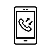 telefoontje kiezen vector illustratie Aan een achtergrond.premium kwaliteit symbolen.vector pictogrammen voor concept en grafisch ontwerp.