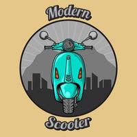 modern scooter illustratie vector