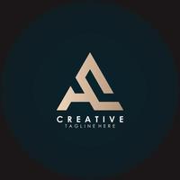 abstract zakelijke branding logo ontwerp, logo ontwerp sjabloon met brief een icoon vector