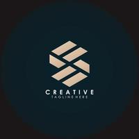 abstract zakelijke branding logo ontwerp, logo ontwerp sjabloon met brief s icoon vector