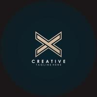 abstract zakelijke branding logo ontwerp, logo sjabloon ontwerp met brief X icoon vector