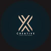 abstract zakelijke branding logo ontwerp, logo sjabloon ontwerp met brief X icoon vector