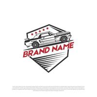 klassiek racing auto logo ontwerp inspiratie, wijziging auto logo vector
