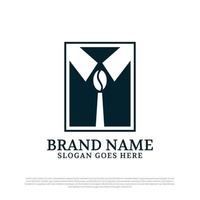 elegantie koffie winkel logo ontwerp sjabloon, uitvoerend drank restaurant premie vector