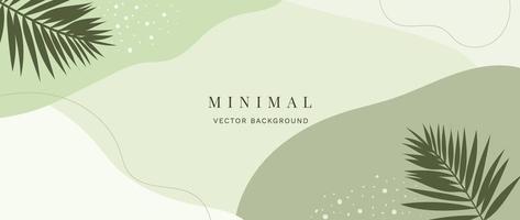 minimaal abstract achtergrond vector illustratie. zacht aarde toon pastel kleur biologisch vorm geven aan, punt patroon, kromme lijnen, tropisch blad. ontwerp voor muur kunst, afdrukken, poster, huis decor, omslag, behang.