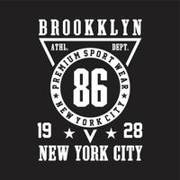 nieuw york stad leuze typografie voor t-shirt. bijhouden en veld- tee shirt, grunge kleding afdrukken. vector illustratie.