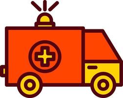 ambulance vector icoon ontwerp