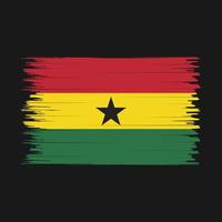 ghana vlag borstel vector