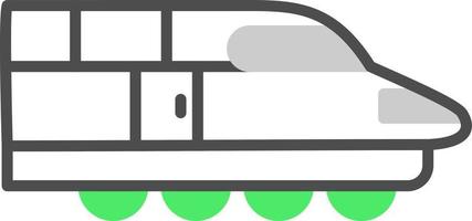 trein creatief icoon ontwerp vector