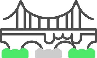 brug creatief icoon ontwerp vector