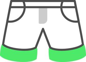 shorts creatief icoon ontwerp vector