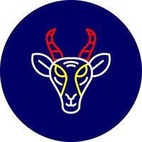 gazelle creatief icoon ontwerp vector
