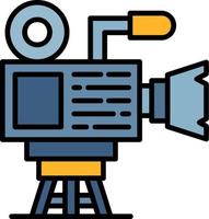 video camera creatief icoon ontwerp vector