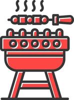 bbq creatief icoon ontwerp vector