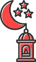 Ramadan creatief icoon ontwerp vector