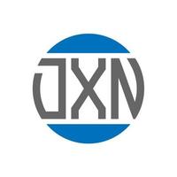 dxn brief logo ontwerp Aan wit achtergrond. dxn creatief initialen cirkel logo concept. dxn brief ontwerp. vector