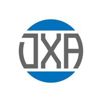 dxa brief logo ontwerp Aan wit achtergrond. dxa creatief initialen cirkel logo concept. dxa brief ontwerp. vector