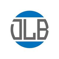 dlb brief logo ontwerp Aan wit achtergrond. dlb creatief initialen cirkel logo concept. dlb brief ontwerp. vector