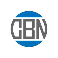 cbn brief logo ontwerp Aan wit achtergrond. cbn creatief initialen cirkel logo concept. cbn brief ontwerp. vector