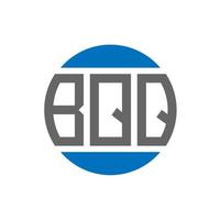 bqq brief logo ontwerp Aan wit achtergrond. bqq creatief initialen cirkel logo concept. bqq brief ontwerp. vector